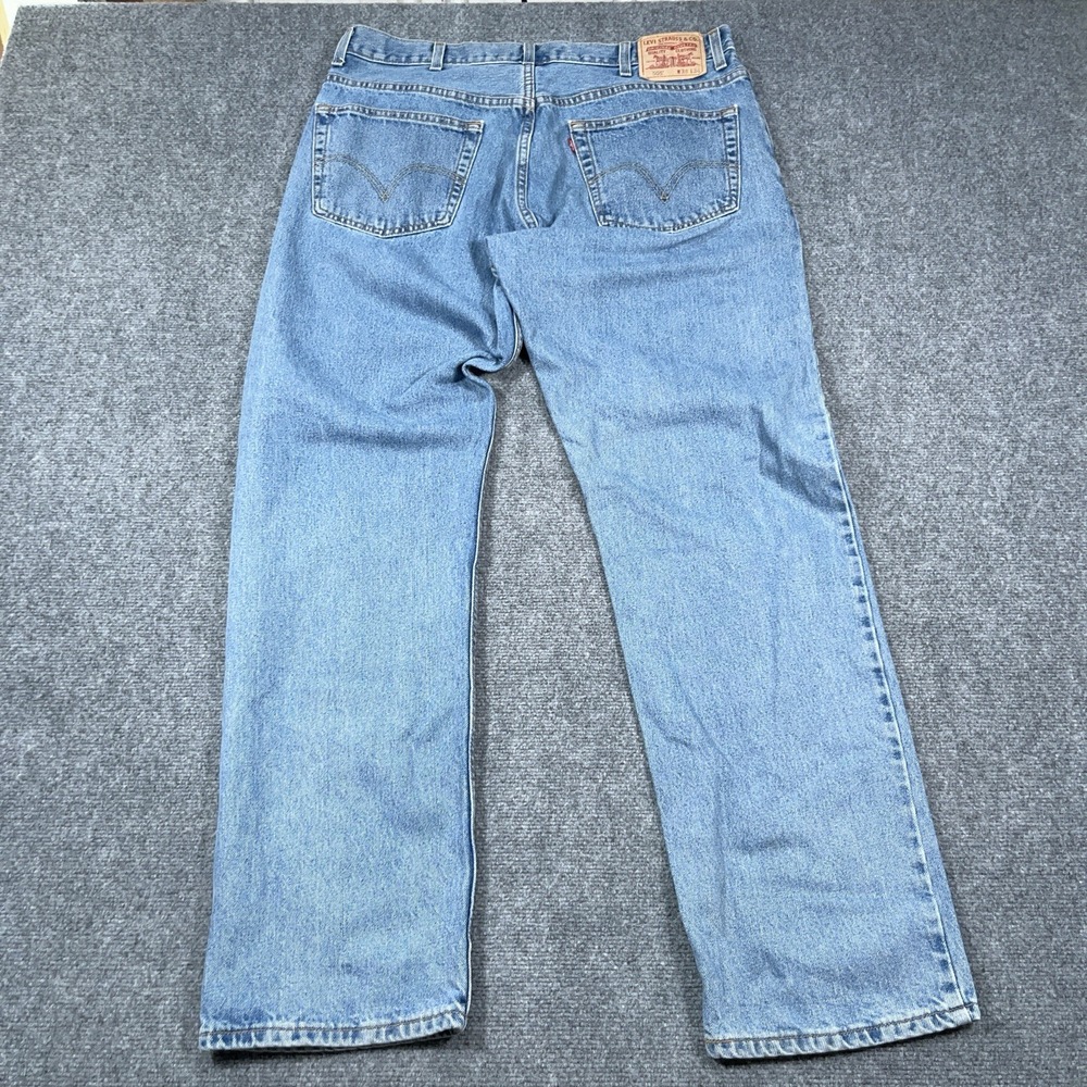 VTG Levis 505 Regular Fit Jeans Mens 38x34 Blue Denim Straight Y2K Comfort